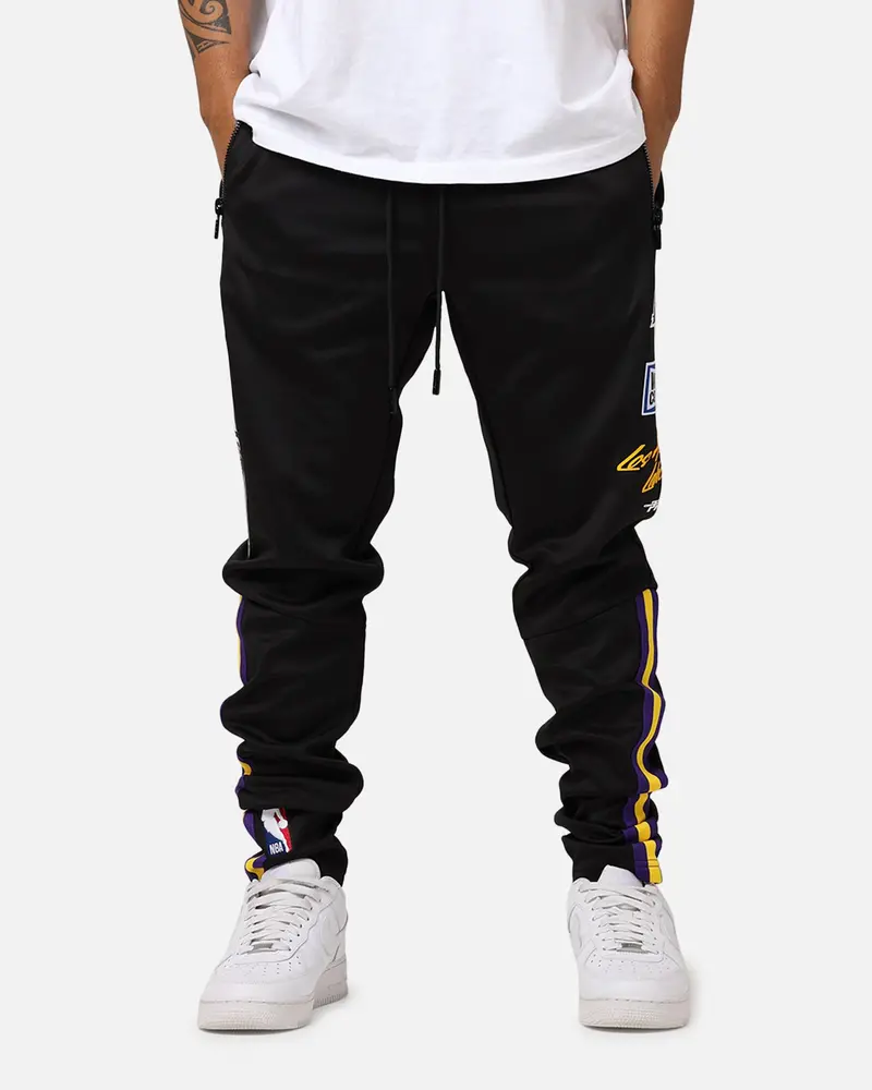 Pro Standard Los Angeles Lakers Fast Lane Track Pants Black 1