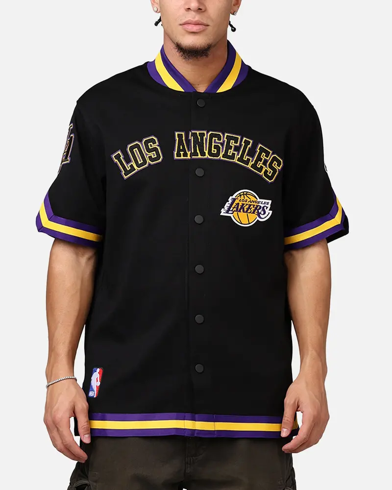 Pro Standard Los Angeles Lakers Warm Up Shirt Black 1