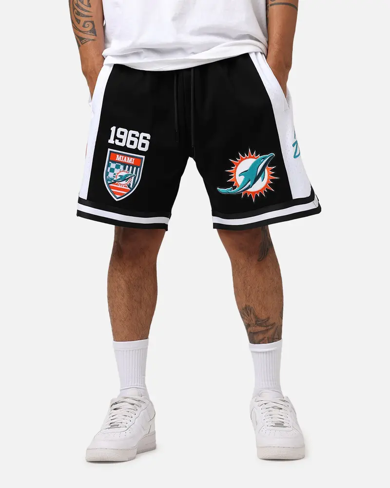 Pro Standard Miami Dolphins Fast Lane Dark 2.0 Shorts Black 1