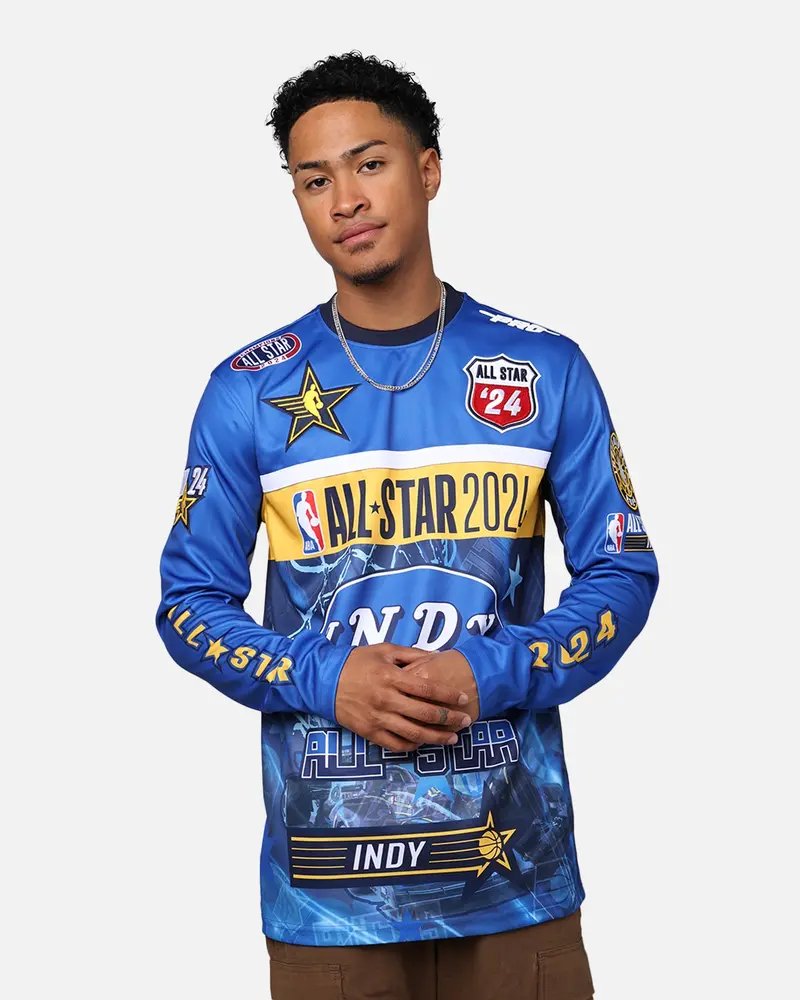 Pro Standard Nba All Star Game 2024 Long Sleeve T-Shirt Midnight Navy/Royal 1
