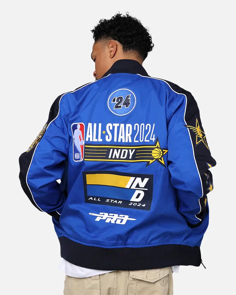 Pro Standard Nba All Star Game 2024 Twill Jacket Midnight Navy 1