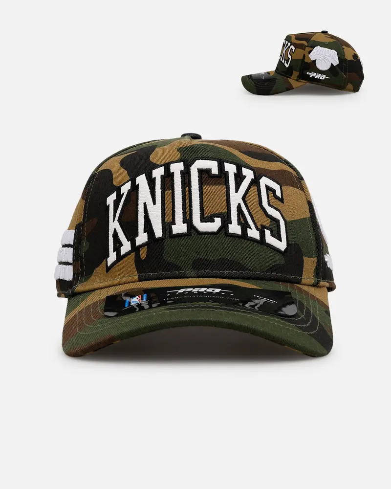 Pro Standard New York Knicks 'Woodland Camo' Pro Pinch Snapback Camo 1