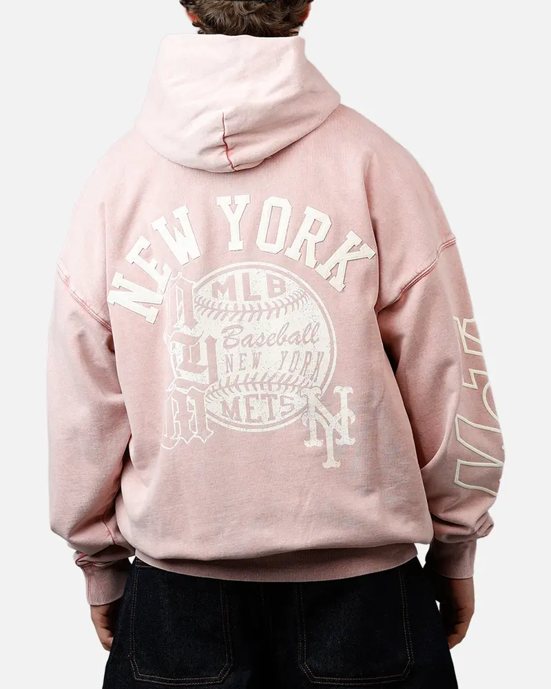 Pro Standard New York Mets Street Team Hoodie Pink 1