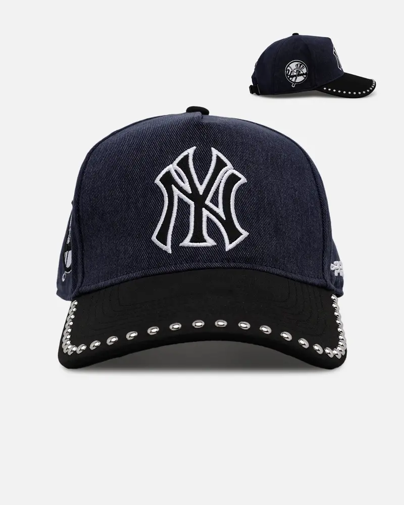 Pro Standard New York Yankees 'Polished Hardware' Pro Pinch Strapback Navy 1