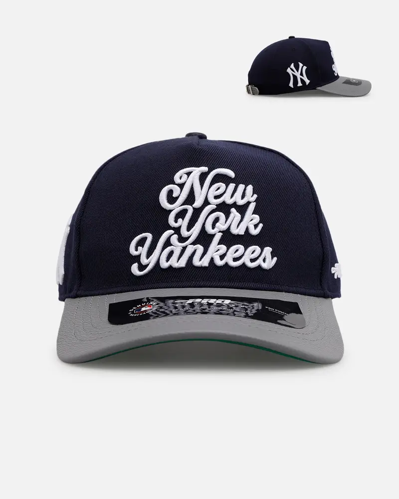 Pro Standard New York Yankees 'Sovenir' Pinch Front Strapback Navy/Grey 1