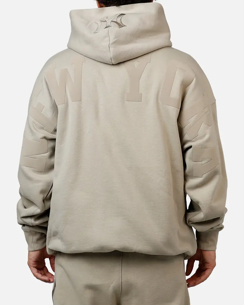 Pro Standard New York Yankees Wingspan Hoodie Taupe 1