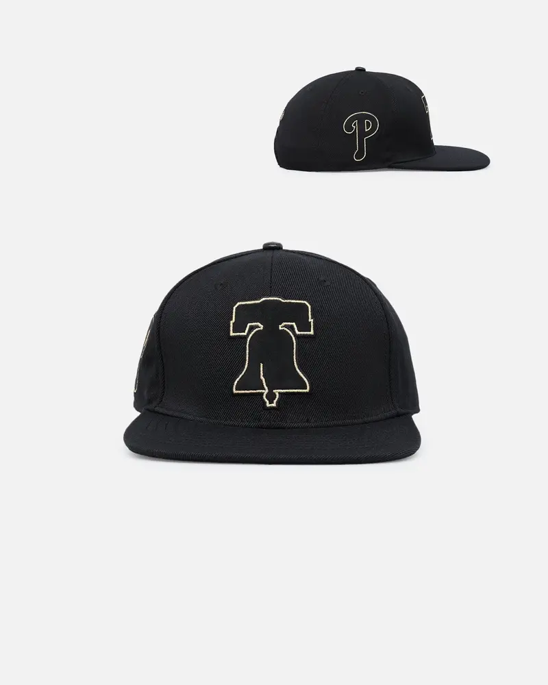 Pro Standard Philadelphia Phillies 'Black & Gold' Snapback Black/Gold 1