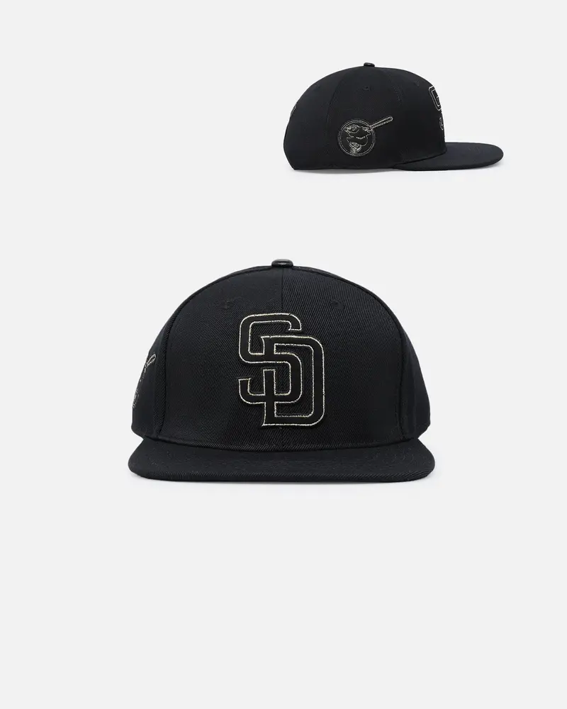 Pro Standard San Diego Padres 'Black & Gold' Snapback Black/Gold 1