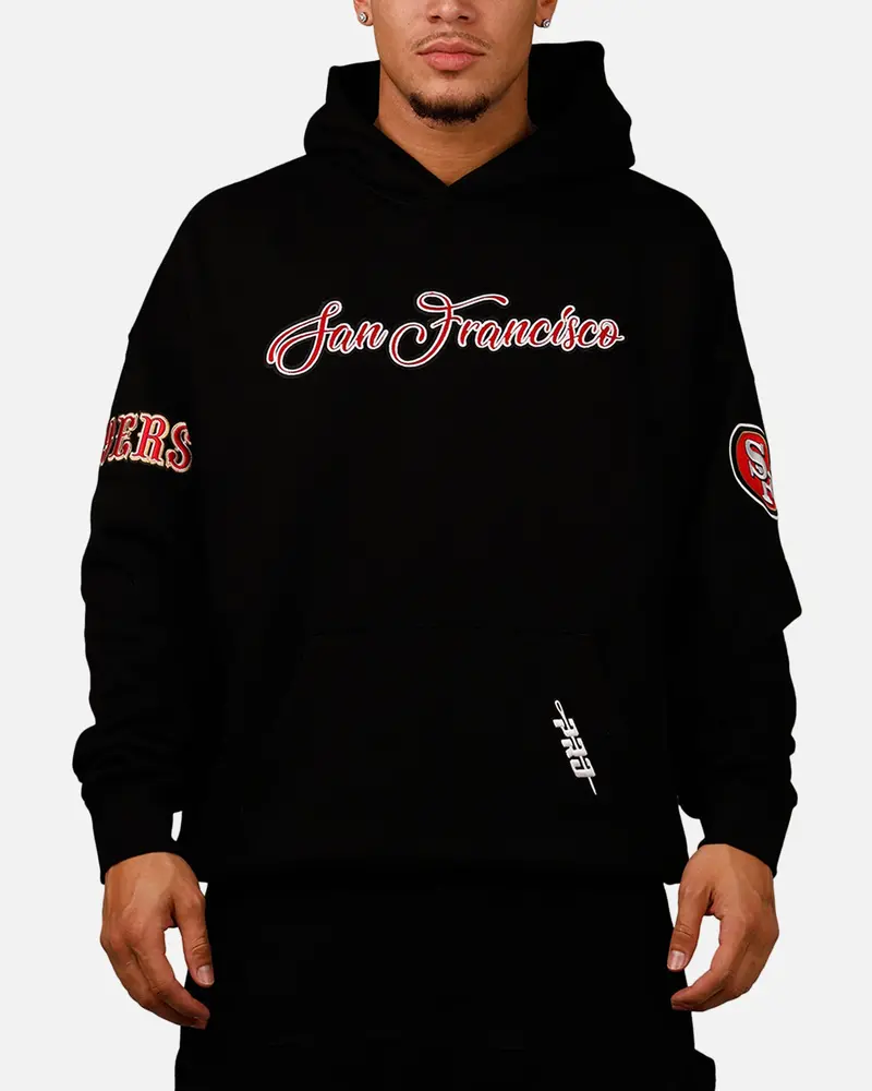 Pro Standard San Francisco 49Ers City Hoodie Black 1