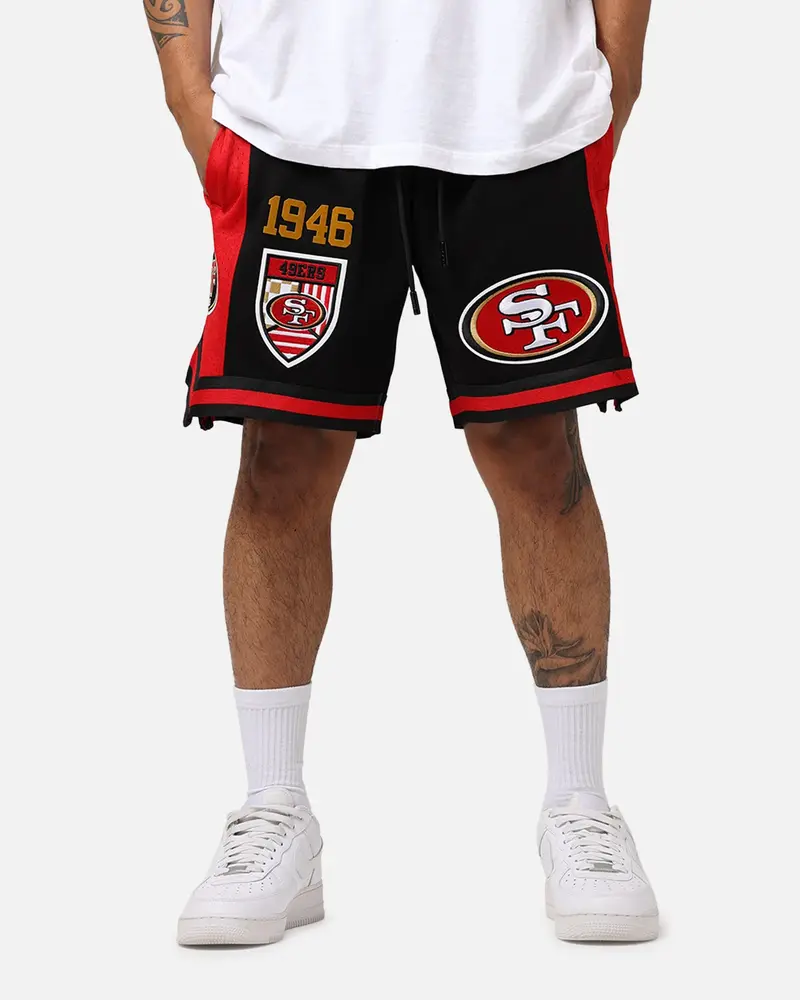 Pro Standard San Francisco 49Ers Fast Lane 2.0 Shorts Black/Red 1