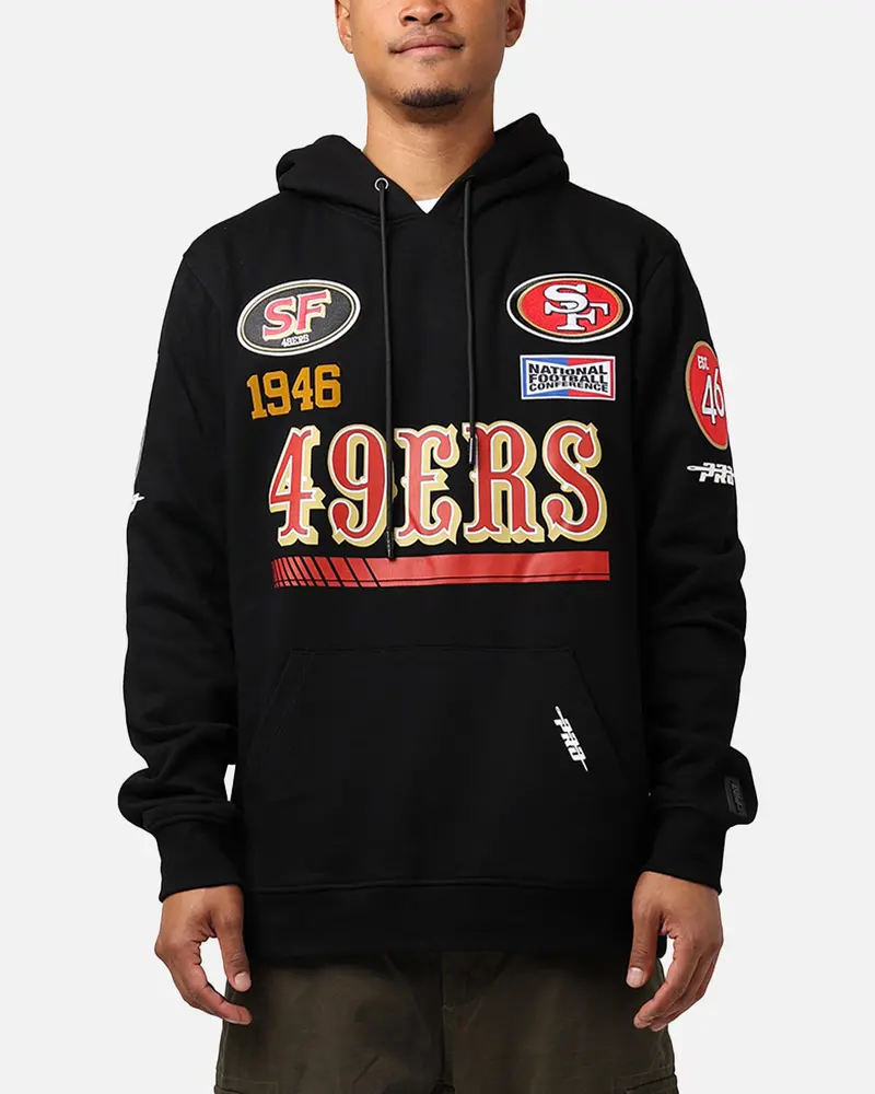 Pro Standard San Francisco 49Ers Fast Lane Hoodie Black 1