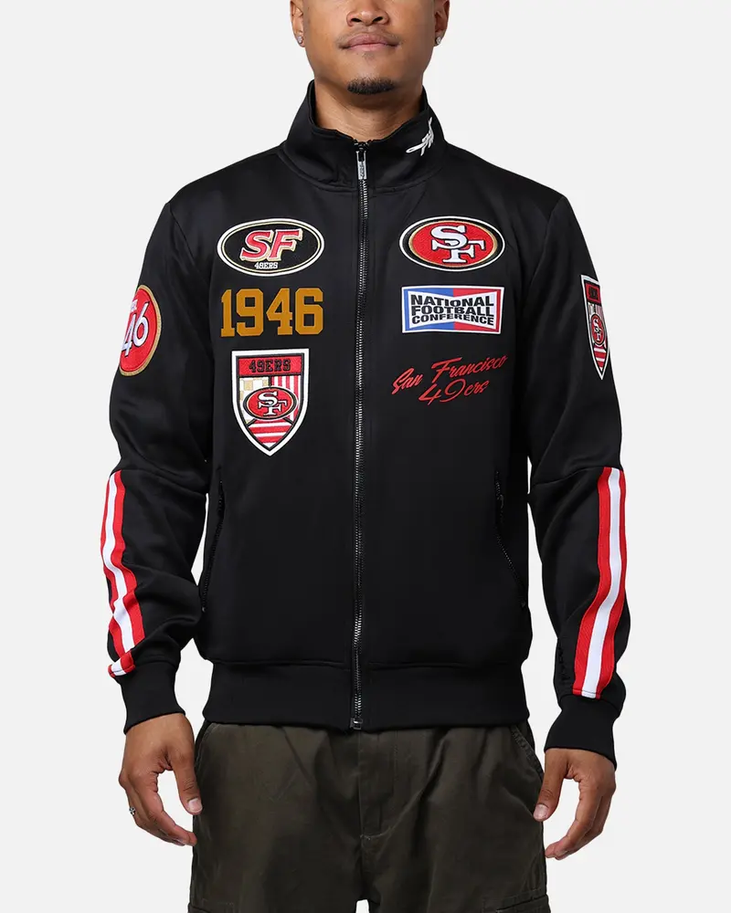 Pro Standard San Francisco 49Ers Fast Lane Track Jacket Black/Red 1
