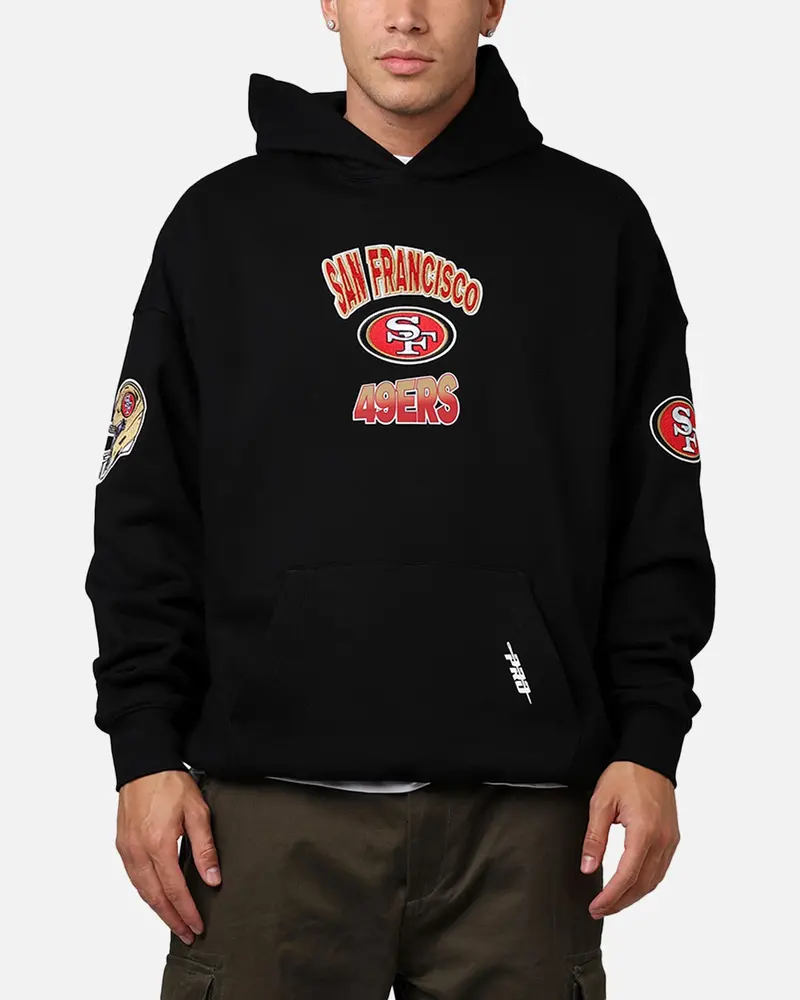Pro Standard San Francisco 49Ers Turn It Up Hoodie Black 1