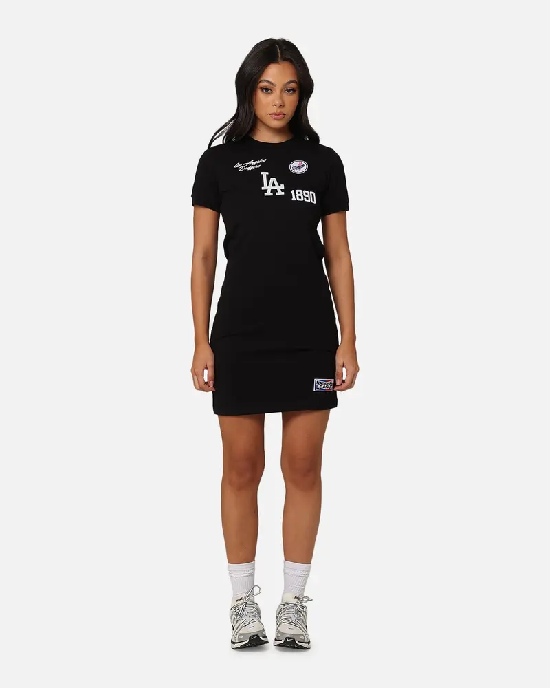 Pro Standard Women's Los Angeles Dodgers Bodycon Mini Dress Black 1