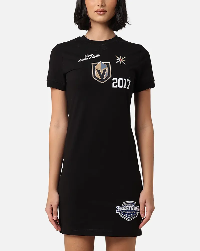 Pro Standard Women's Vegas Golden Knights Bodycon Mini Dress Black 1