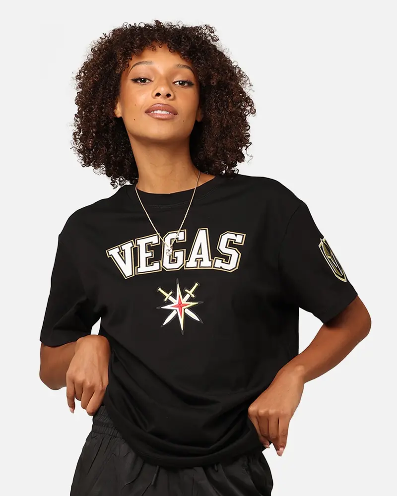 Pro Standard Women's Vegas Golden Knights Boyfriend T-Shirt Black 1