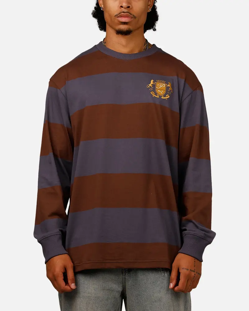 Puma Family Legacy Long Sleeve T-Shirt Brown 1