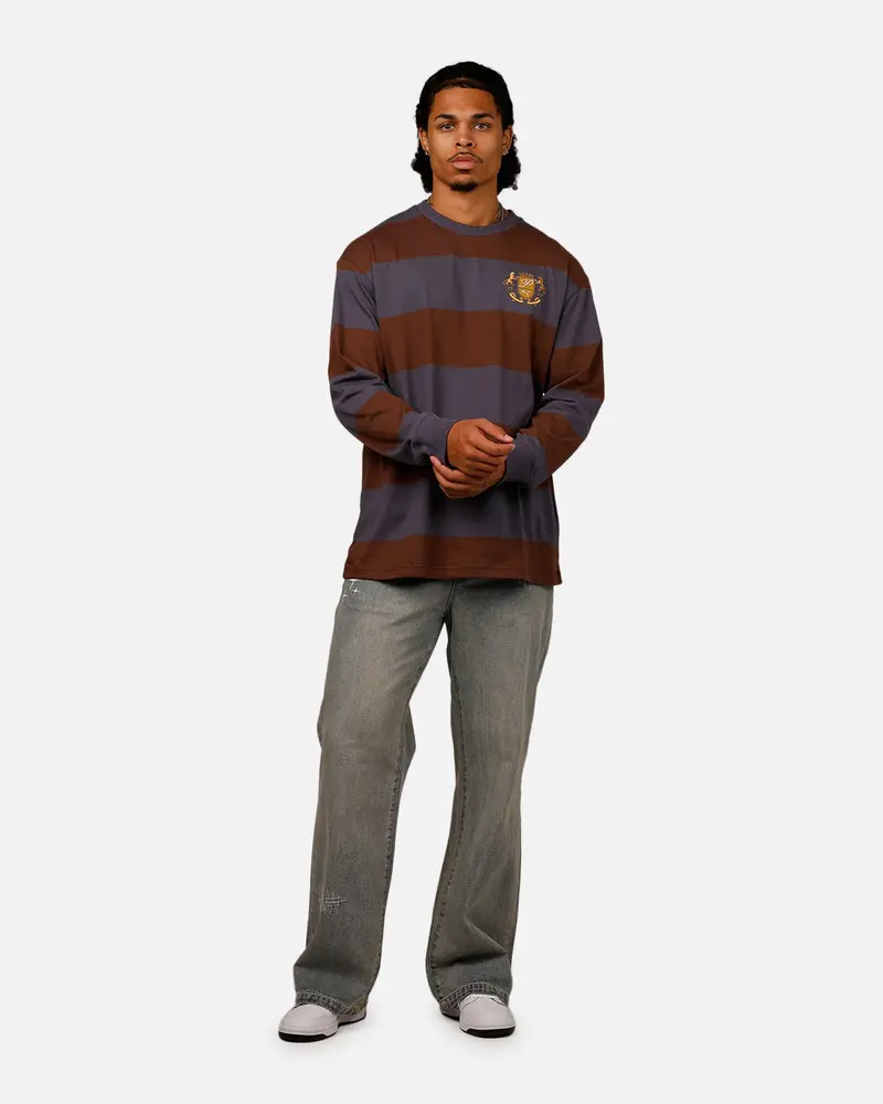 Puma Family Legacy Long Sleeve T-Shirt Brown 3