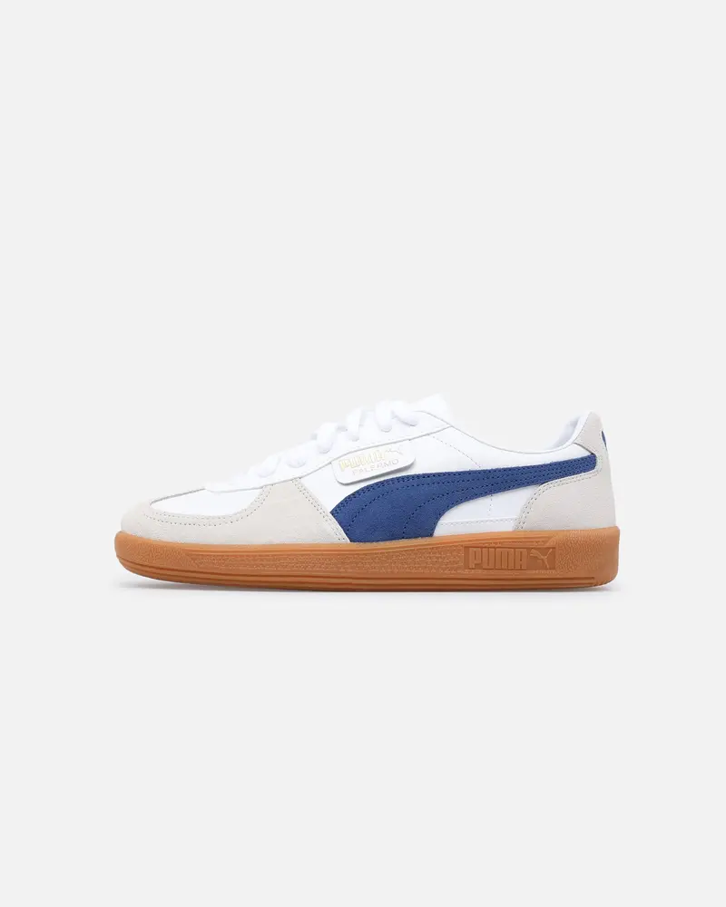 Puma Palermo Leather White/Blue 1
