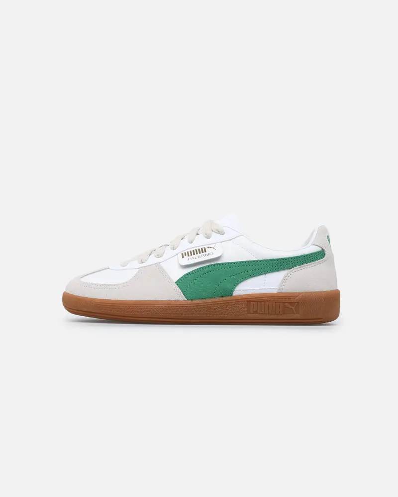 Puma Palermo Leather White/Green 1