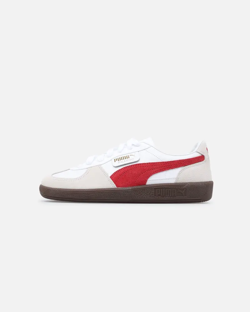 Puma Palermo Leather White/Red 1