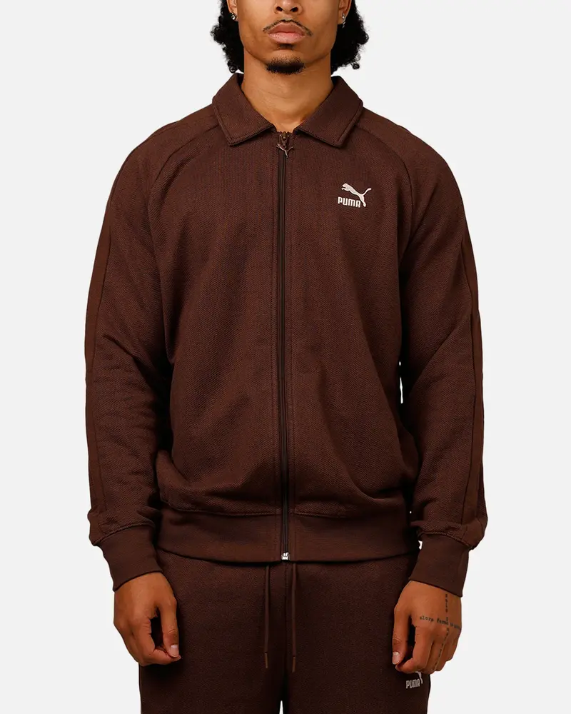 Puma T7 Track Jacket Brown 1