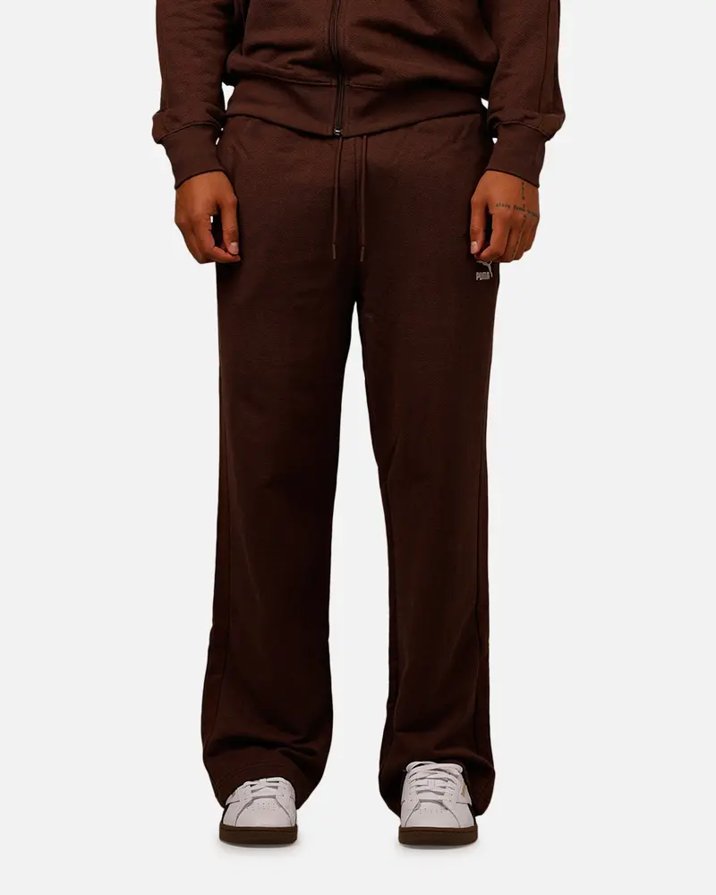 Puma T7 Track Pants Brown 1