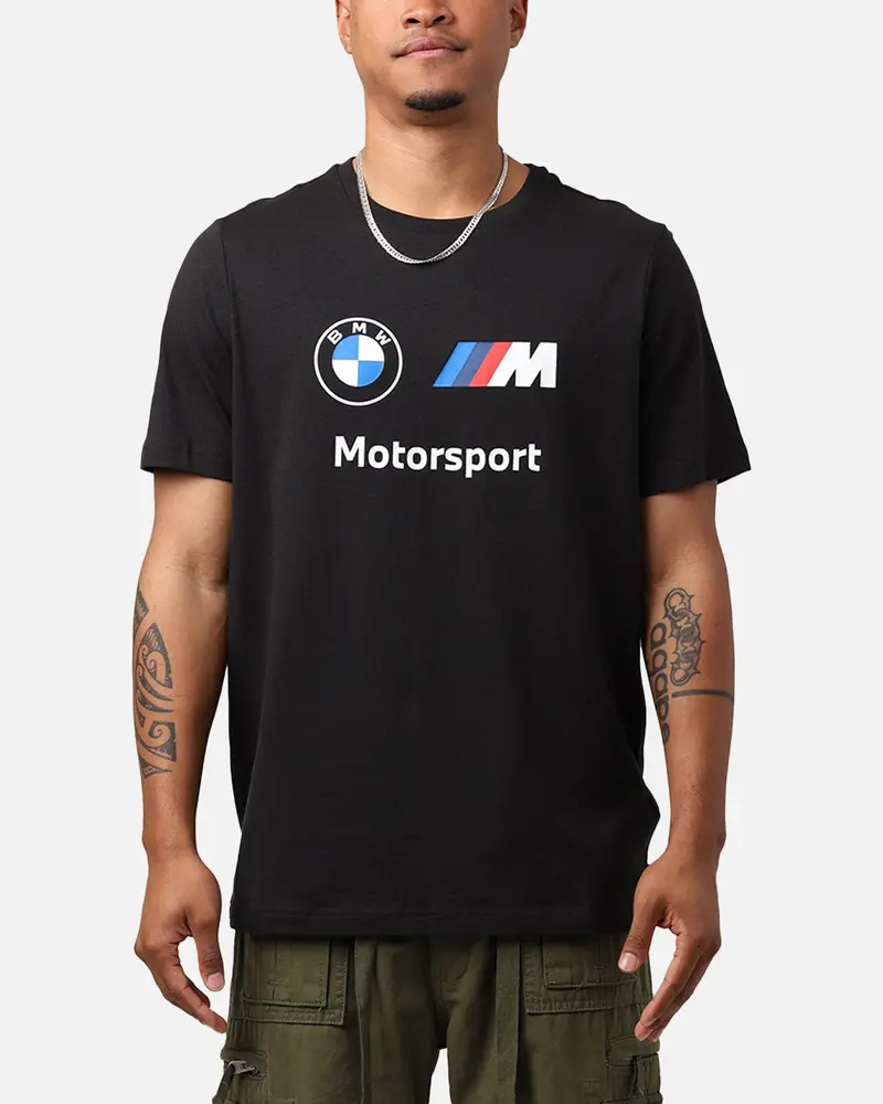 Puma X Bmw Mms Essential Logo T-Shirt Puma Black 1