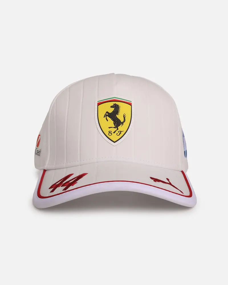 Puma X Scuderia Ferrari Lewis Hamilton Baseball Cap White 1
