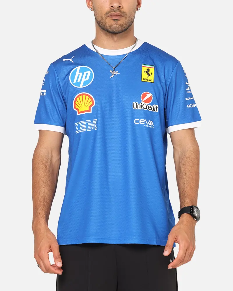 Puma X Scuderia Ferrari Monza T-Shirt Steer Blue 1