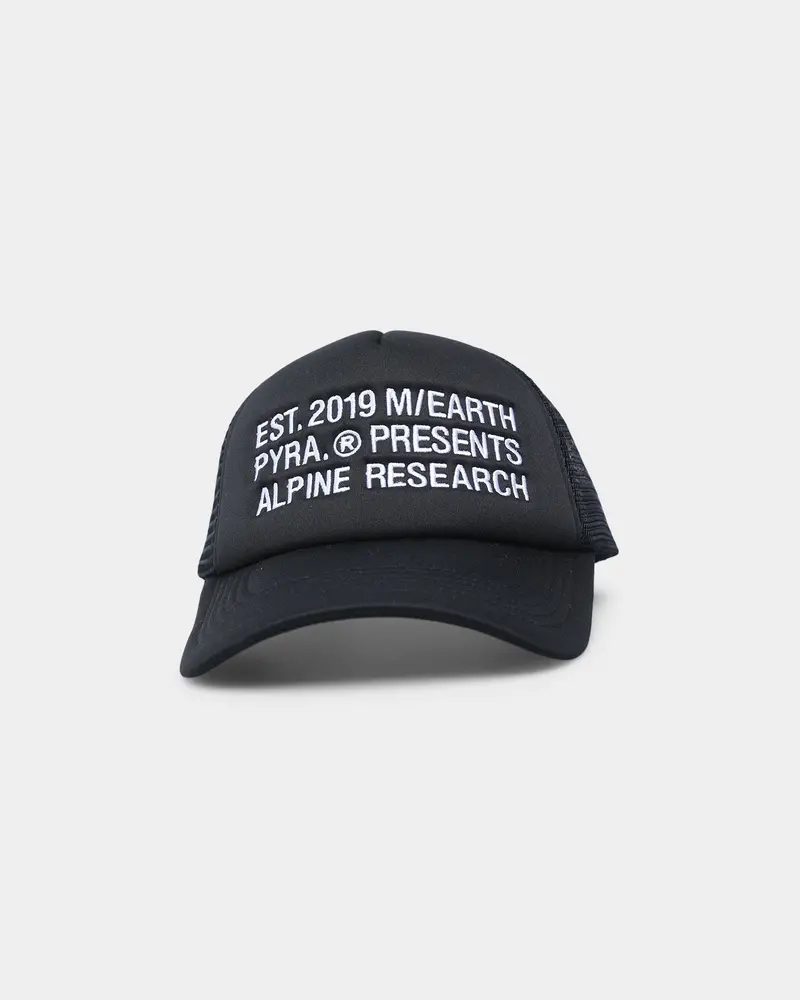 Pyra Alpine Trucker Hat Black 1