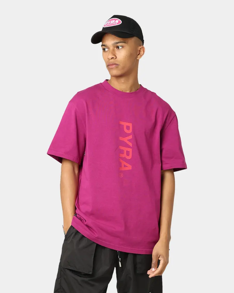 Pyra Antic Logo T-Shirt Magenta 1