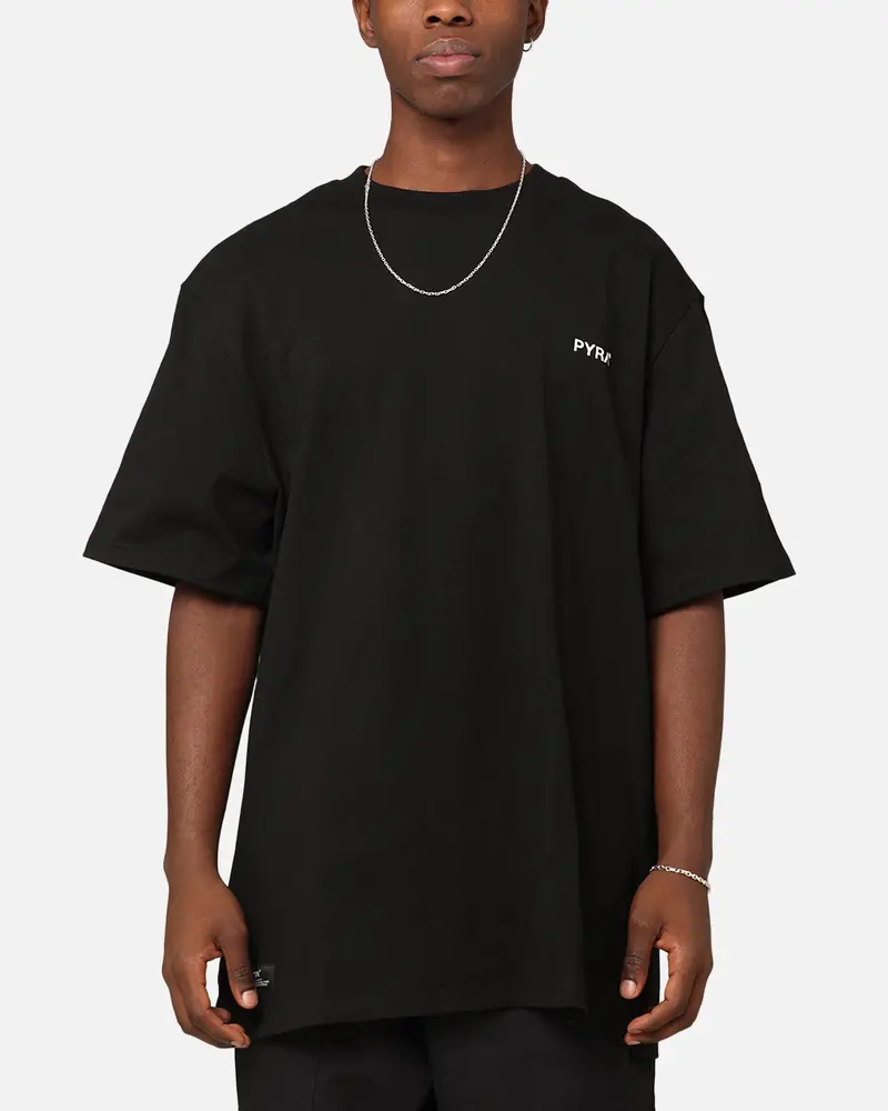 Pyra Core Logo T-Shirt Black/White 1