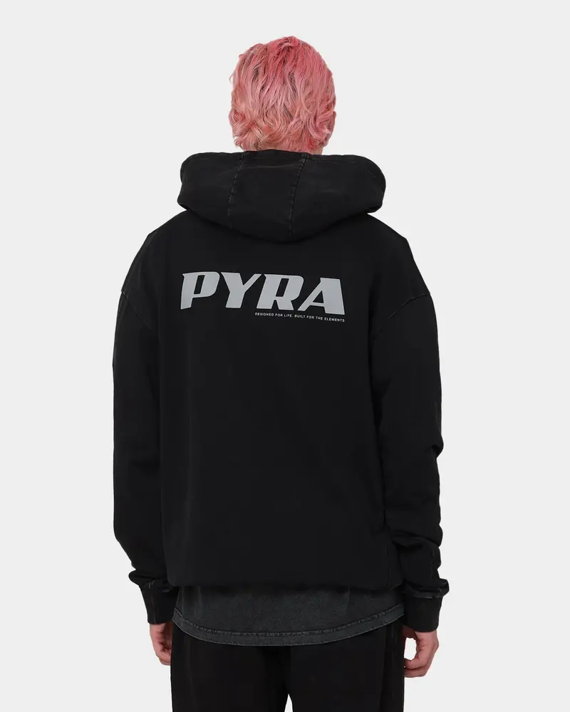 Pyra Elevation Vintage Hoodie Vintage Black 1