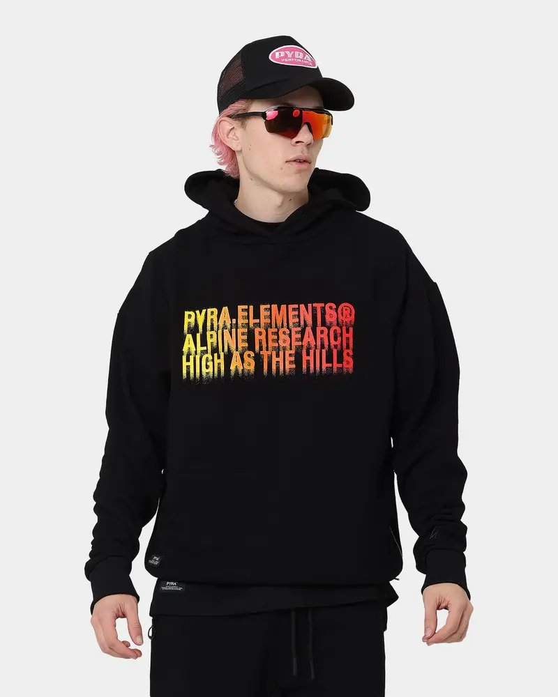 Pyra High Hills Hoodie Black/Orange 1