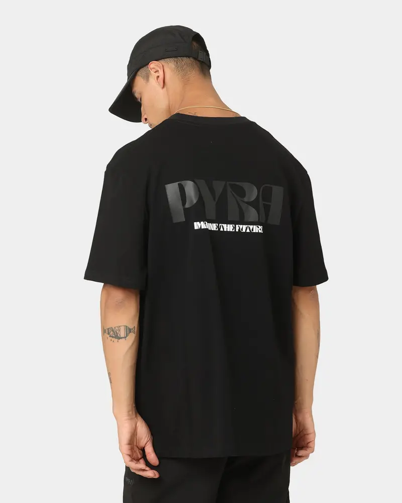 Pyra Imagine Logo T-Shirt Black/Black 1