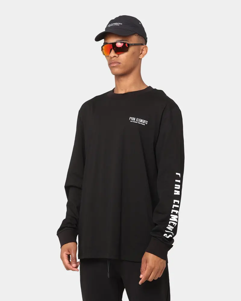 Pyra Legacy Long Sleeve T-Shirt Black/White 1