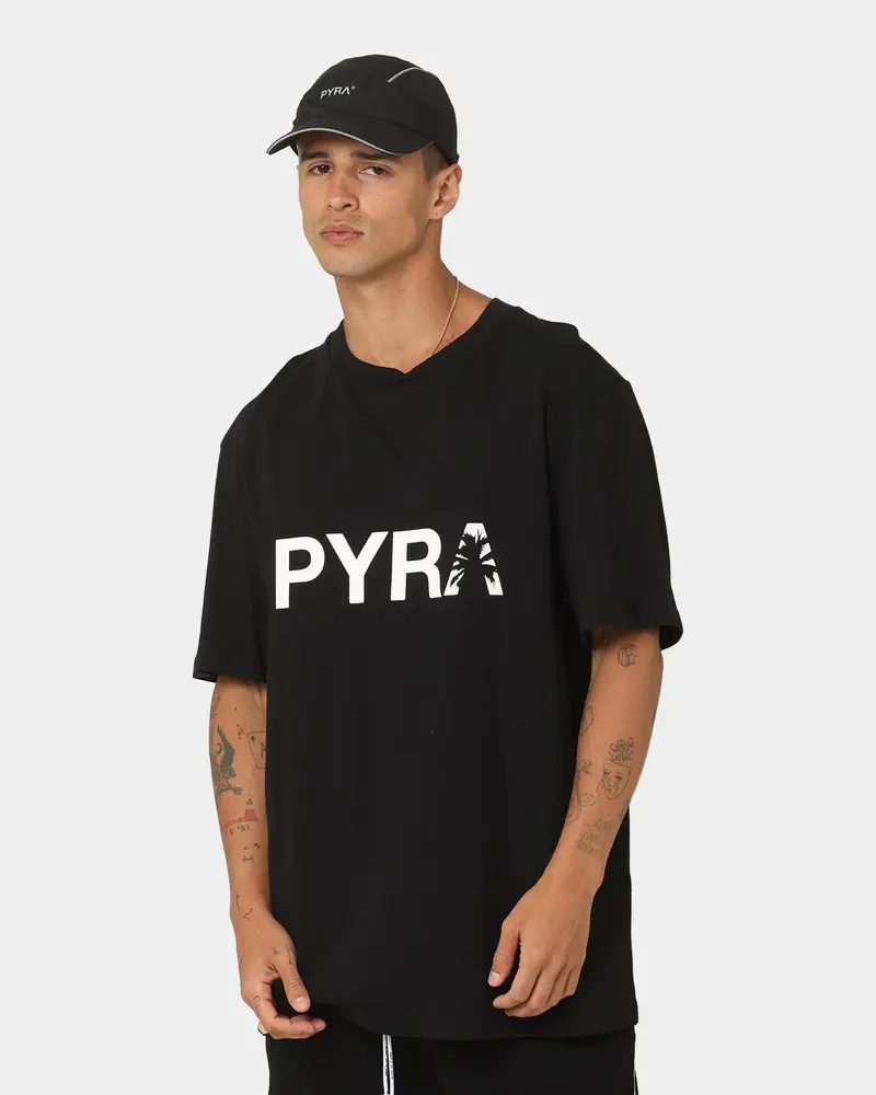 Pyra Palm Dreams T-Shirt Black 1