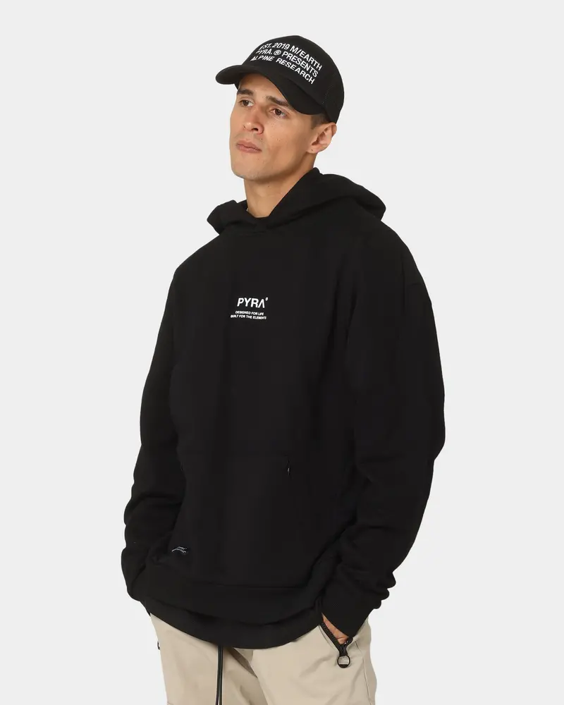 Pyra Repetition Hoodie Black 1