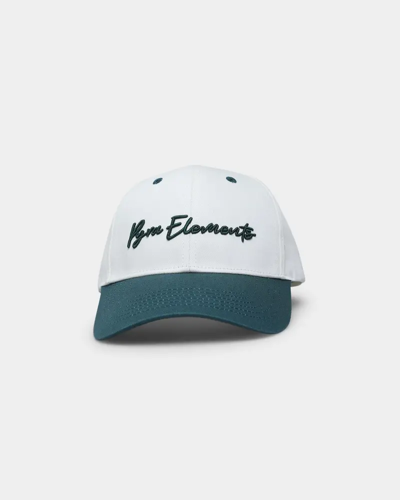 Pyra Script  Snapback Bone/Teal 1