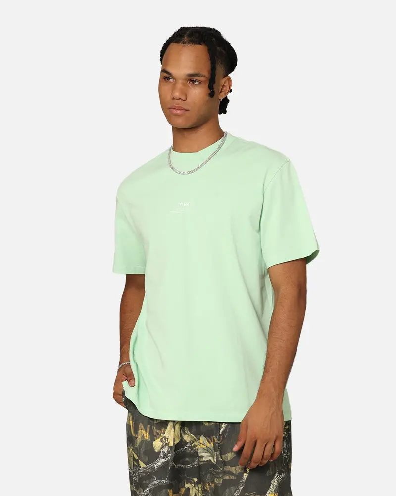 Pyra Stacked Logo T-Shirt Mint 1