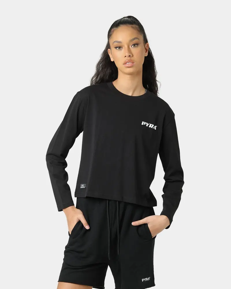 Pyra Women's Elevation T-Shirt Black/White 1
