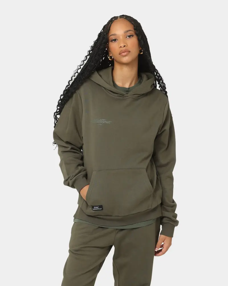 Pyra Women's Tm Standard Hoodie Dark Olive 1