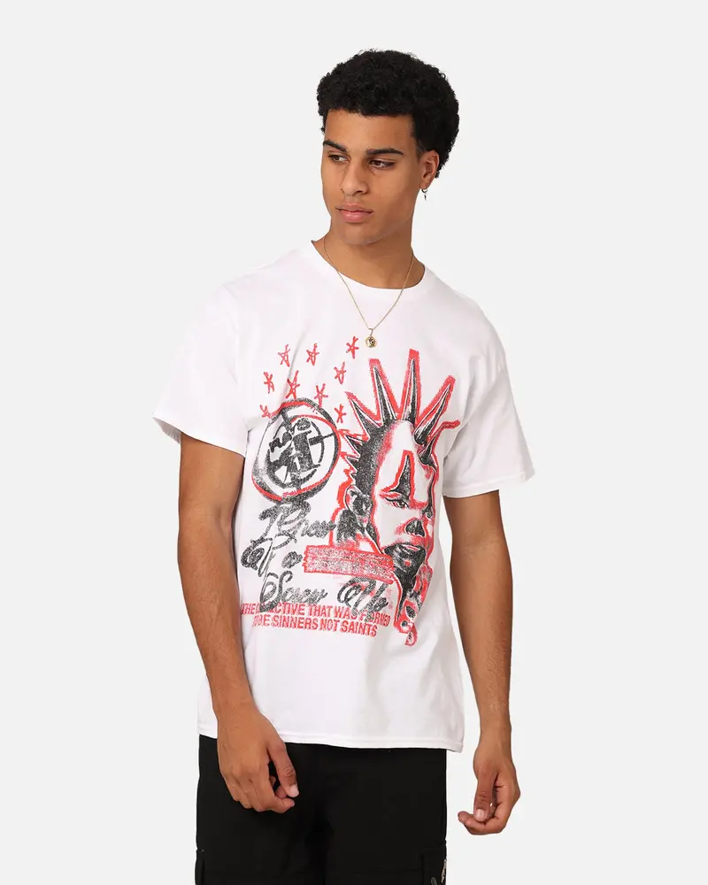 Rats Get Fat Screw Up T-Shirt White 1