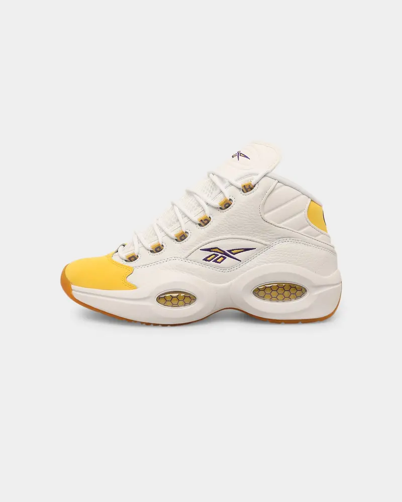 Reebok Question Mid White/Yellow 1
