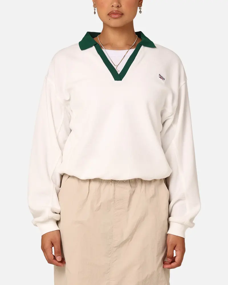 Reebok Women's Court Classics Coverup T-Shirt Chalk 1