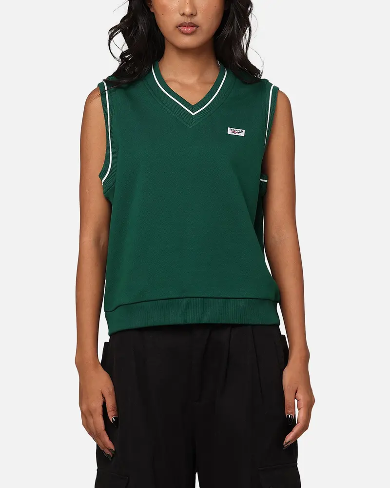 Reebok Women's Court Classics Vest Dark Green 1
