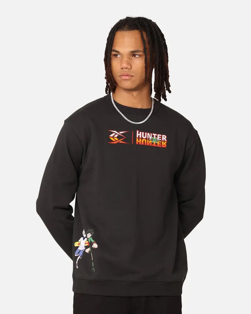 Reebok X Hunter X Hunter Crewneck Black 1