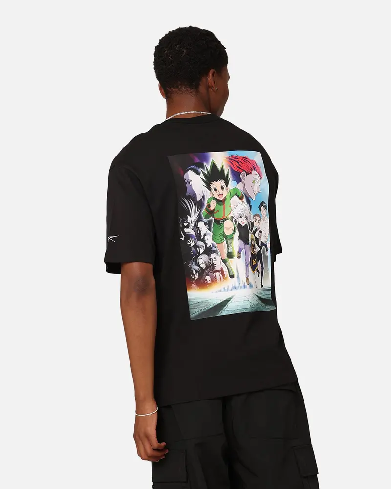 Reebok X Hunter X Hunter Heroes V Villains T-Shirt Black 1