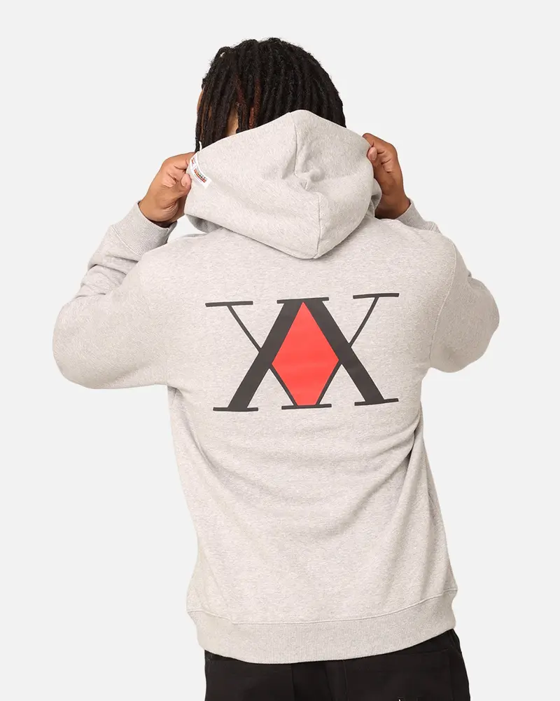 Reebok X Hunter X Hunter Hoodie Medium Grey Heather 1
